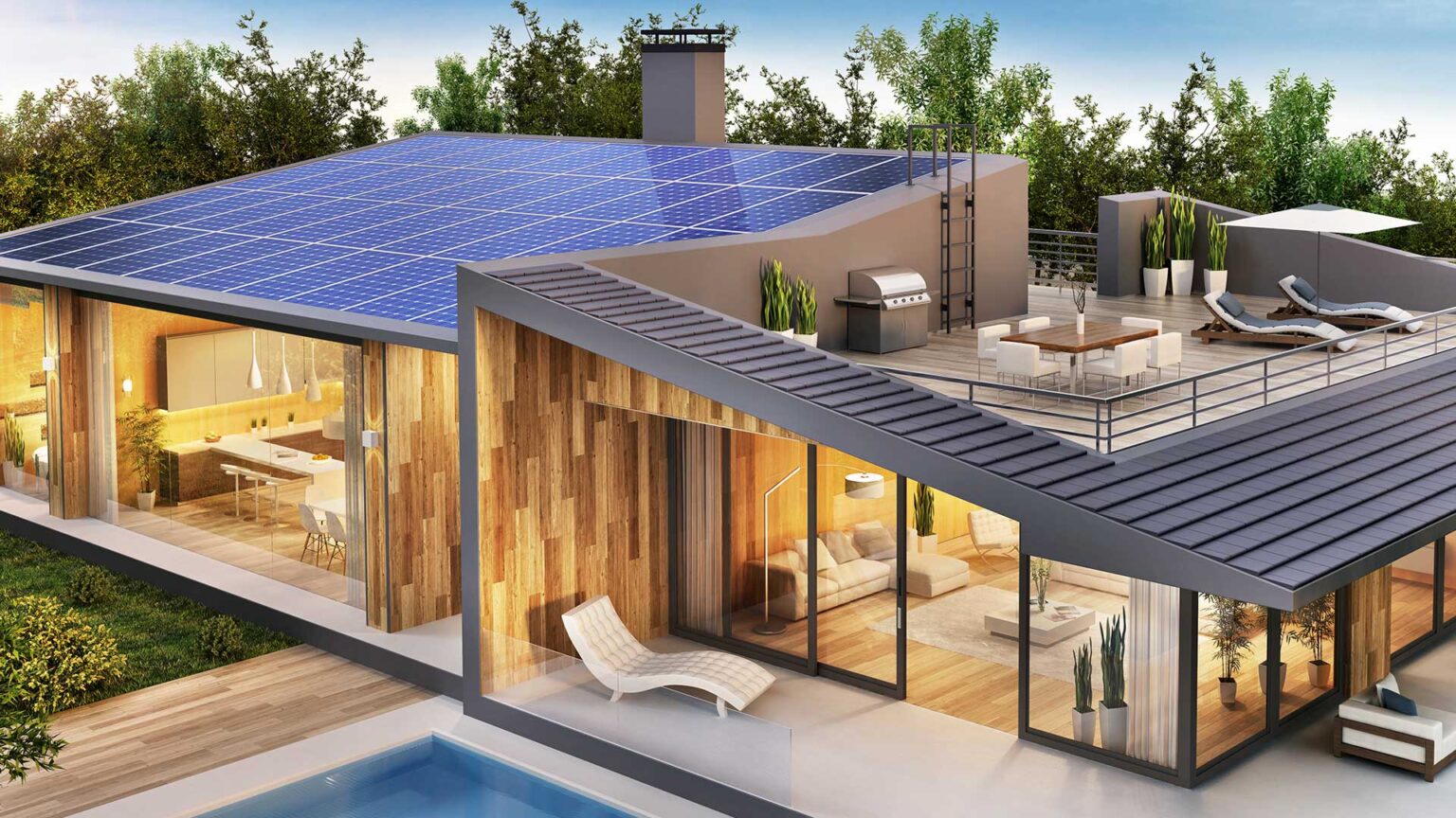 Energy efficient house